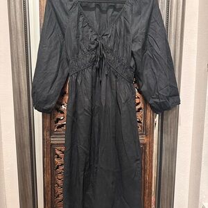 Universal Thread Black Midi Dress